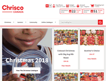 Tablet Screenshot of chriscohampers.ca